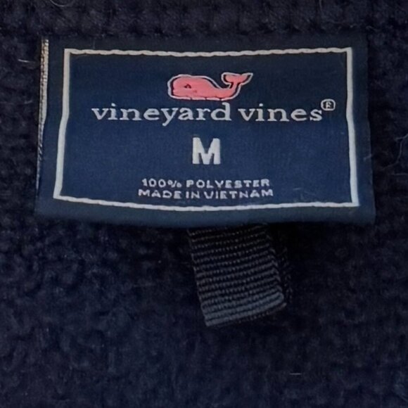 Vineyard Vines Nantucket Island Full Zip Sherpa Vest Size Medium - Picture 3 of 6